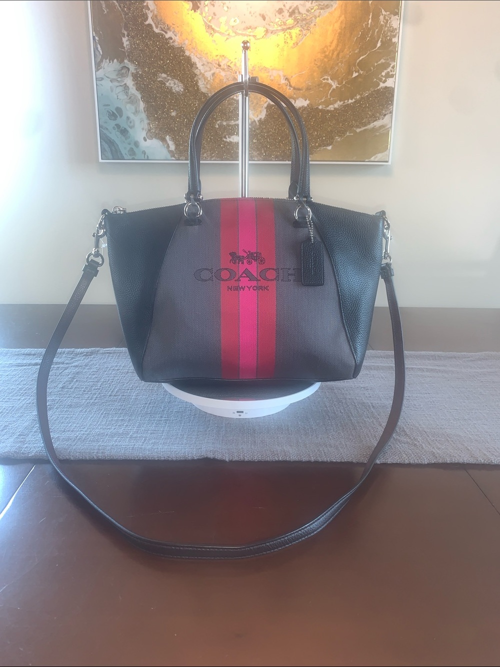 Coach Prairie Satchel w/removable crossbody strap NWT